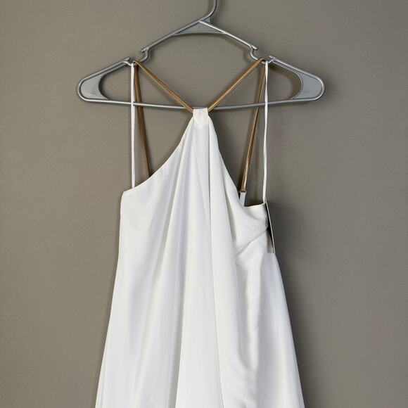 Express sz S/P White Handkerchief Hem Slip fairy Dress NWT - Picture 2 of 9